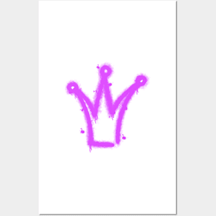 Graffiti crown Posters and Art